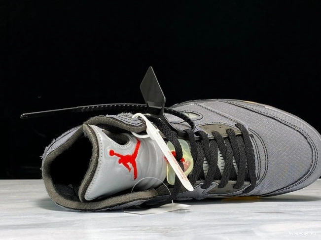Air Off-White x CT8480-001 5 Jordan Black 0603